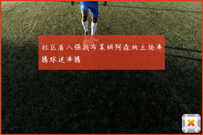 社区盾八强战布莱顿阿森纳主场沸腾球迷沸腾